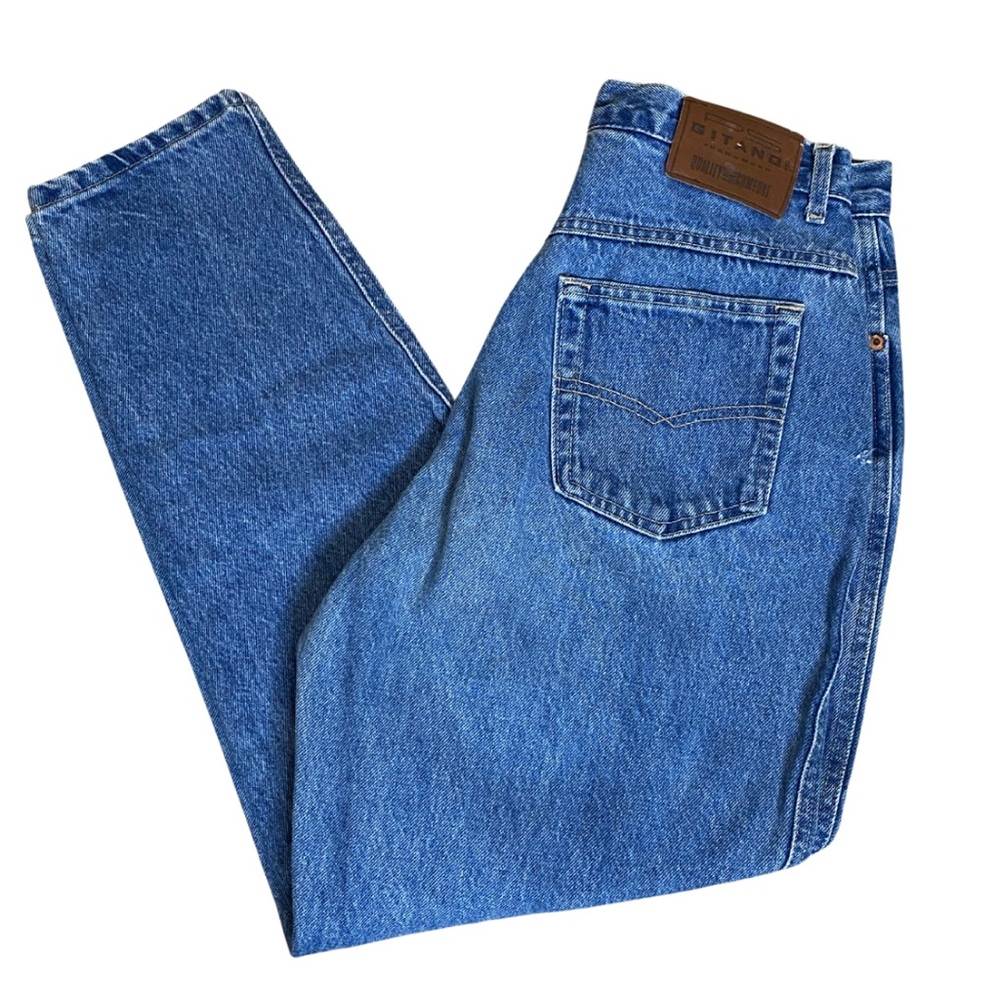 Women’s Vintage 90s P.S Gitano High Waist Straight Leg Mom Jean Size 12 Short